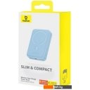 Портативные зарядные устройства Baseus Magnetic Mini Air Wireless Fast Charge Power Bank 20W 10000mAh (голубой)