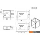 Кухонные мойки Granula KS-5045U (черный матовый) Кухонные мойки Granula KS-5045U (черный матовый)