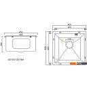 Кухонные мойки ARFEKA ECO AR 450*450 BLACK PVD NANO
