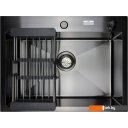 Кухонные мойки MARRBAXX B6045-R (черный/графит)