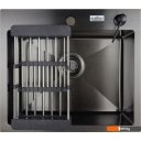Кухонные мойки MARRBAXX B5044-R (черный/графит)