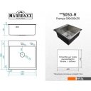Кухонные мойки MARRBAXX C5050-R Decor C5050-DMR (сатин)