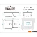 Кухонные мойки MARRBAXX Карельский камень модель 191/Q4 (черный)