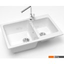 Кухонные мойки MARRBAXX Карельский камень модель 191/G31 (белый)