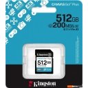 Карты памяти Kingston Canvas Go! Plus SDXC 512GB SDG4/512GB