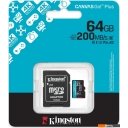 Карты памяти Kingston Canvas Go! microSDXC 64GB SDCG4/64GB (с адаптером)