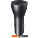 Зарядные устройства Baseus Golden Contactor Pro Triple Fast Charger Car Charger 65W CGJP010013 (темно-серый)
