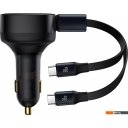 Зарядные устройства Baseus Enjoyment Pro 2-in-1 Car Charger C+L 60W C00057802111-00