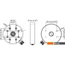 Кронштейны Hikvision DS-1280ZJ-DM55