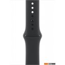 Умные часы и браслеты Apple Watch Series 10 46 мм (алюминиевый корпус, черный/черный, спортивный силиконовый ремешок S/M)
