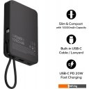 Портативные зарядные устройства Momax 1-Power X Built-in USB-C IP152 10000mAh (черный)