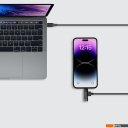 Кабели, адаптеры, разветвители Momax DL56D 1-Link Flow Duo USB Type-C - Lightning/USB Type-C (1.5 м, черный)