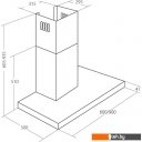 Вытяжки Akpo Feniks Slim Glass 60 WK-9 (нержавеющая сталь/черный)