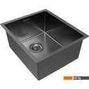 Кухонные мойки Paulmark Lassan 38 UNI LA38-GM (черный/вороненая сталь) Кухонные мойки Paulmark Lassan 38 UNI LA38-GM (черный/вороненая сталь)