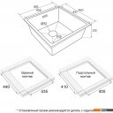 Кухонные мойки Paulmark IT-Granit Lumi 45 Uni LU45-BE