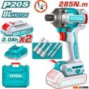 Наборы электроинструментов Total TCKLI20272 (шуруповерт, винтоверт, 2 АКБ, кейс)