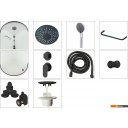 Душевые кабины Domani-Spa Simple 100x100 DS01Sm110LGrT00.Gt-V1.2-Black
