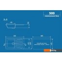 Кухонные мойки Ulgran U-203 (графитовый)