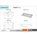 Умывальники Marko Комфорт 65