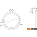 Аксессуары для ванной и туалета Ledeme L1704-1