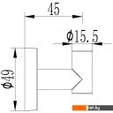 Аксессуары для ванной и туалета Ledeme L1705-1
