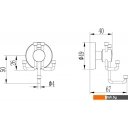 Аксессуары для ванной и туалета Ledeme L1705-3