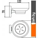Аксессуары для ванной и туалета Savol S-007059