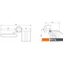 Аксессуары для ванной и туалета Ledeme L1703-1