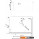 Кухонные мойки Gerhans K35044B (графит)