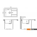 Кухонные мойки Tolero R-112 (уголь)