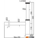 Сифоны Jaquar ALD-BLM-769L250X190