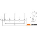 Аксессуары для ванной и туалета Ledeme L201-5