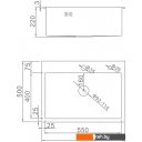 Кухонные мойки Gerhans K36050B (графит)