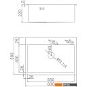 Кухонные мойки Gerhans K36050B (графит)
