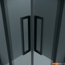 Душевые кабины Grossman Cosmo 90x90x195 300.K33.02.9090.21.10 (черный матовый/тонированное стекло)