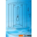 Душевые кабины Водный мир ВМ-8811Е (90x90, тонированное стекло)