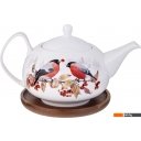 Заварочные чайники, кофеварки, френч-прессы Lefard Лесная сказка Снегири 85-2023