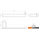Аксессуары для ванной и туалета Cezares STYLUS-TH02-NOP (черный матовый)