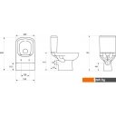Унитазы Cersanit Colour Clean On 011 KO-COL011-3/5-COn-DL