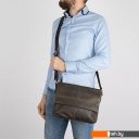 Женские и мужские сумки Poshete 196-1265-6-DBW (коричневый)