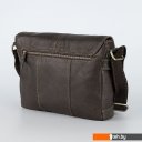 Женские и мужские сумки Poshete 196-1265-6-DBW (коричневый)