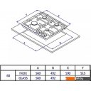 Варочные панели Weissgauff HGG 641 BGV Nano Glass