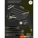 Сушилки для белья Comfort Alumin Euro Premium потолочная 7 прутьев 170 см (алюминий/белый)