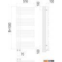 Полотенцесушители TERMINUS Астра П20 70x1000 (хром)