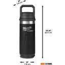 Термосы, термокружки и многоразовые стаканы Milwaukee Packout Chug Lid 0.710 л (черный)