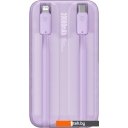 Портативные зарядные устройства Baseus Comet Series Dual-Cable Digital Display Fast Charge Power Bank 22.5W 20000mAh (сиреневый)