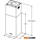 Вытяжки Weissgauff Box 1400 Island BL