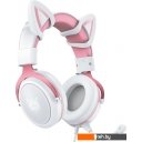 Наушники и гарнитуры Onikuma X10 (белый/розовый, с ушками)