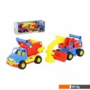 Игрушечный транспорт Полесье КонсТрак автомобиль-самосвал + экскаватор колёсный 40855