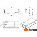 Ванны Roca Elba 170x75 248507000 (без монтажного комплекта)